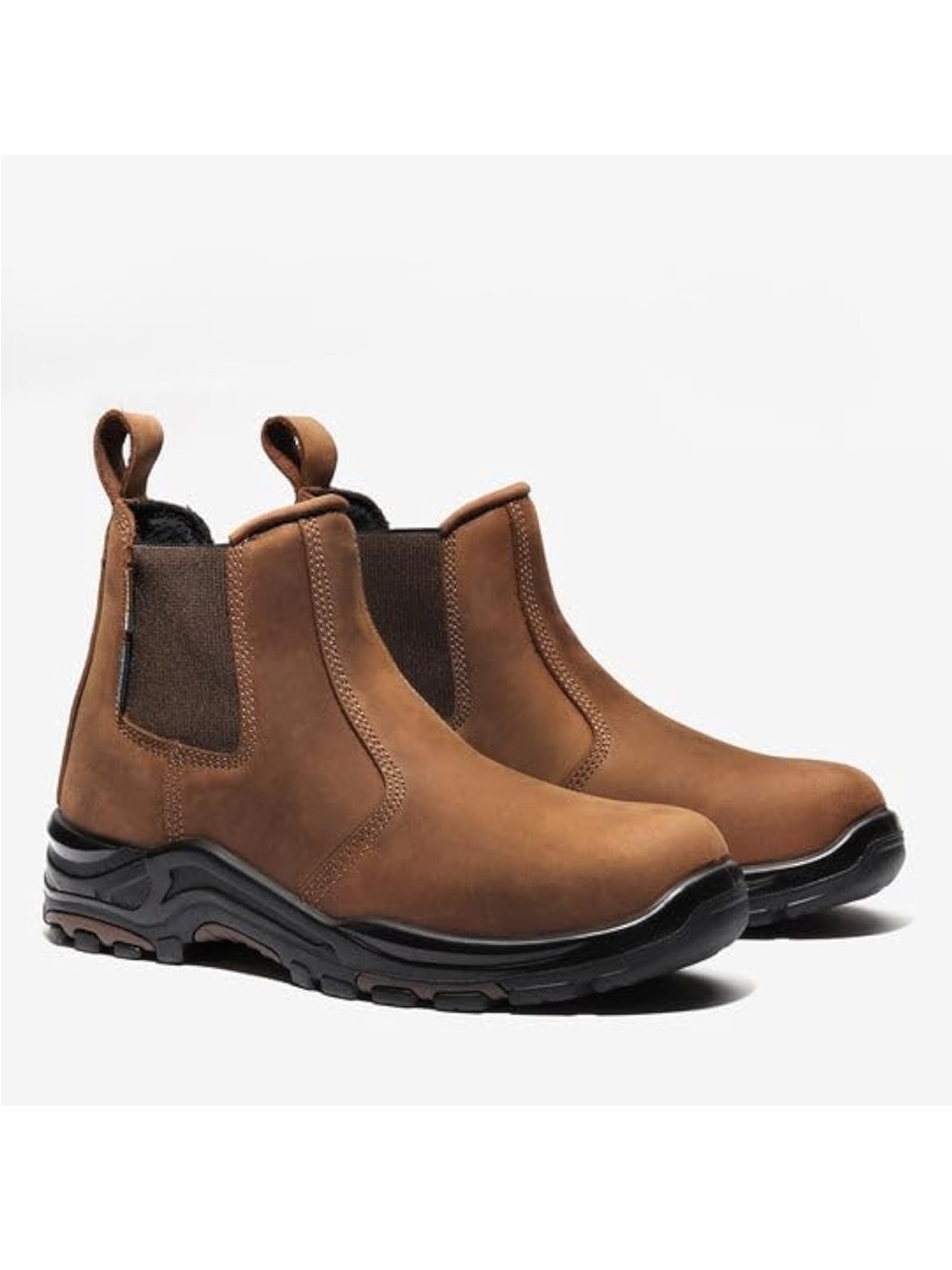 Terra Men's Brown Chelsea Work Boots